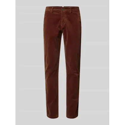 Zdjęcie Spodnie sztruksowe o kroju slim fit model ‘Subway’