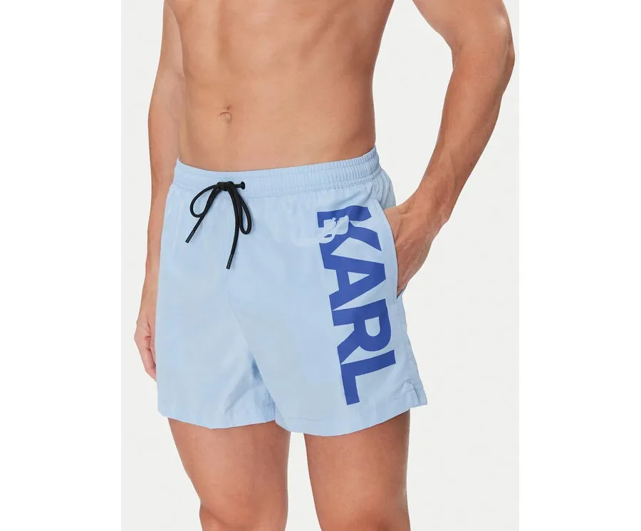 obrazek 1 KARL LAGERFELD Szorty kąpielowe A1M46013 Niebieski Regular Fit