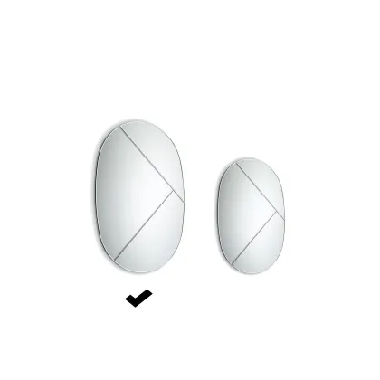 Zdjęcie Oryginalne, włoskie fazowane lustro 130x190cm - Ulivi Salotti