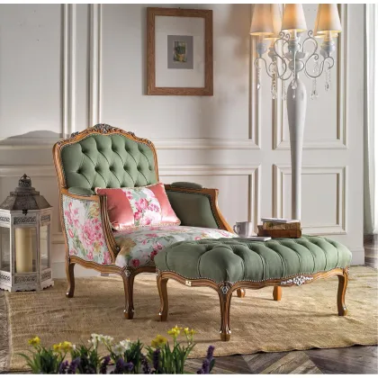 Zdjęcie Antyczny elegancki fotel do salonu – Morello Gianpaolo