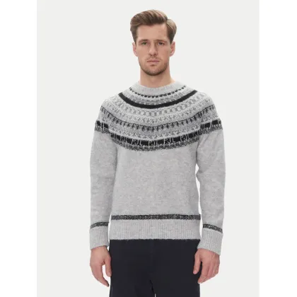 Zdjęcie Pepe Jeans Sweter Fairisle PM702504 Szary Regular Fit