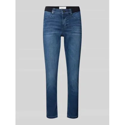 Zdjęcie Jeansy o kroju slim fit i dł. 7/8 zelastycznym basem model ‘ORNELLA SPORTY’