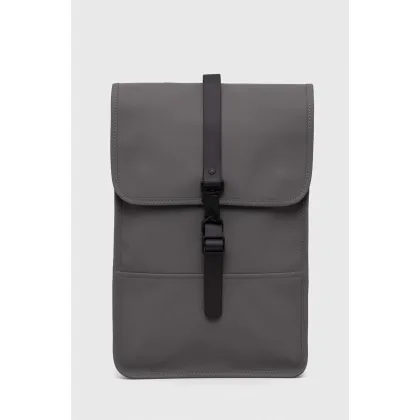 Zdjęcie Rains plecak 13020 Backpacks kolor szary duży gładki
