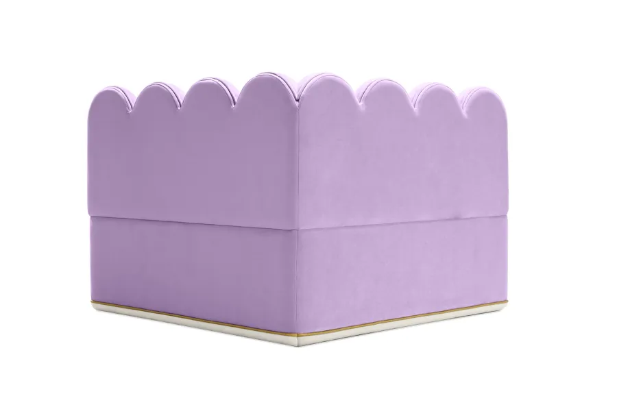 obrazek 2 Fioletowa designerska sofa do pokoju dziecka