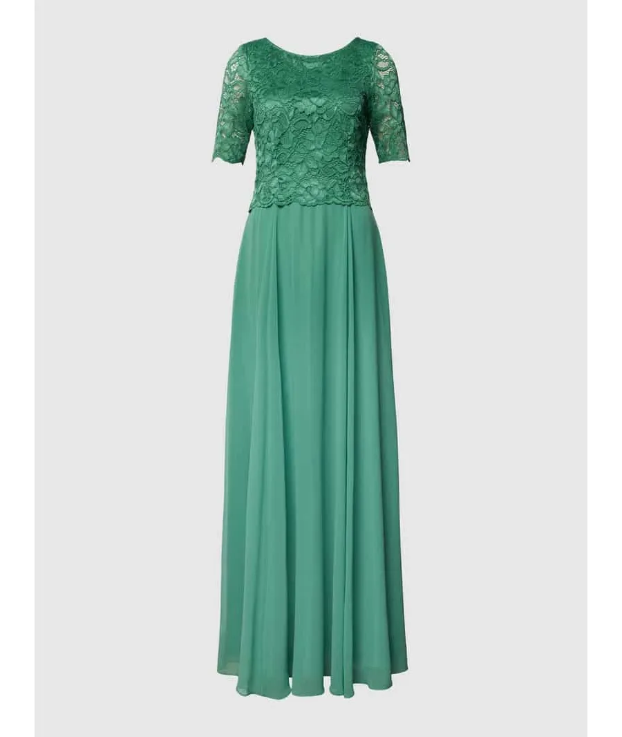 obrazek 1 Sukienka wieczorowa z ażurowym wzorem