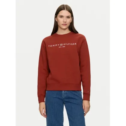 Zdjęcie Tommy Hilfiger Bluza Logo WW0WW39791 Czerwony Regular Fit
