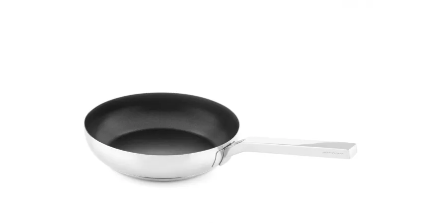 obrazek 1 Włoska stylowa patelnia o średnicy 24 cm wykonana ze stali nierdzewnej