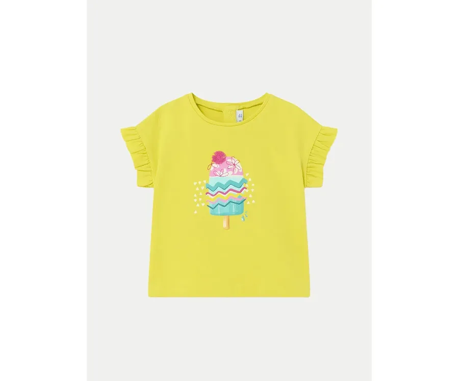 obrazek 1 Mayoral T-Shirt 1013 Żółty Regular Fit