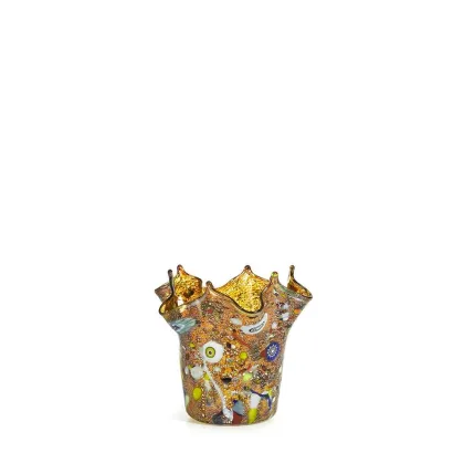 Zdjęcie Artystyczny mały wazon ze szkła murano (11 cm)