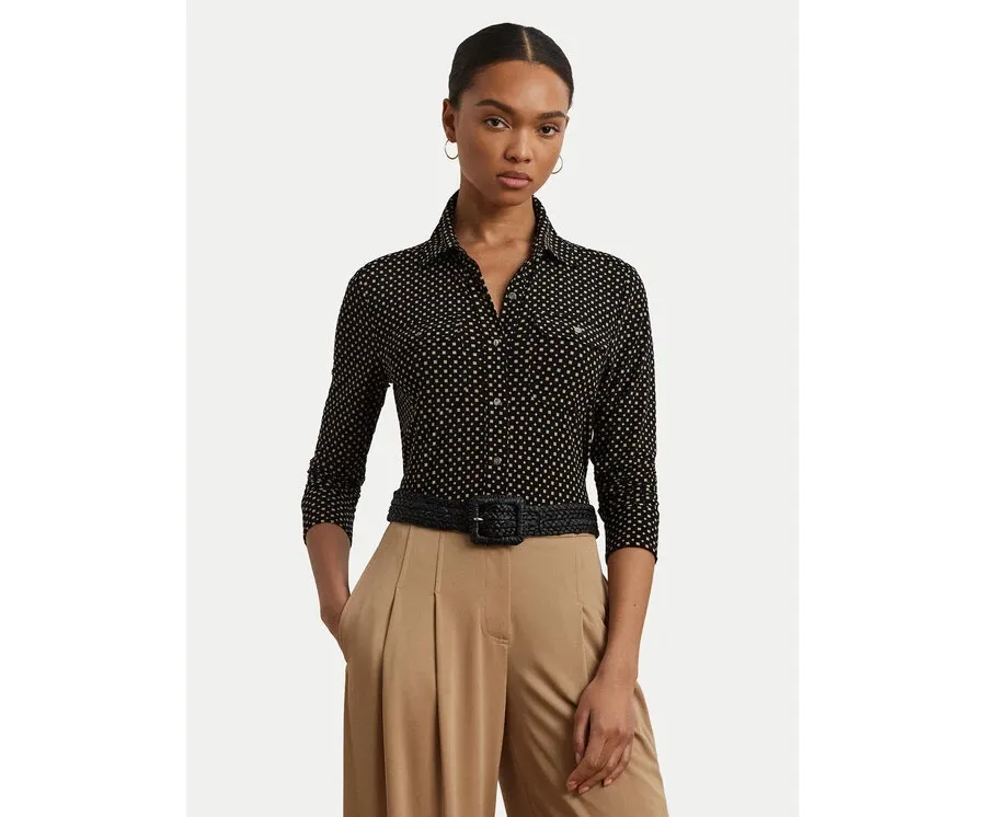 obrazek 1 LAUREN RALPH LAUREN Koszula 200971090001 Czarny Slim Fit