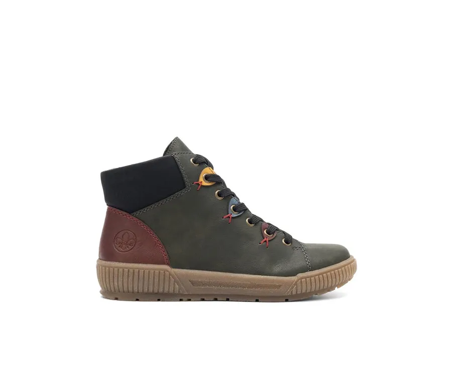 obrazek 1 Rieker Botki N0711-54 Zielony