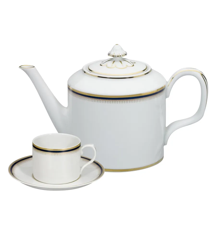 obrazek 1 Porcelanowy duży zestaw do herbaty z kolekcji Cambridge - Vista Alegre