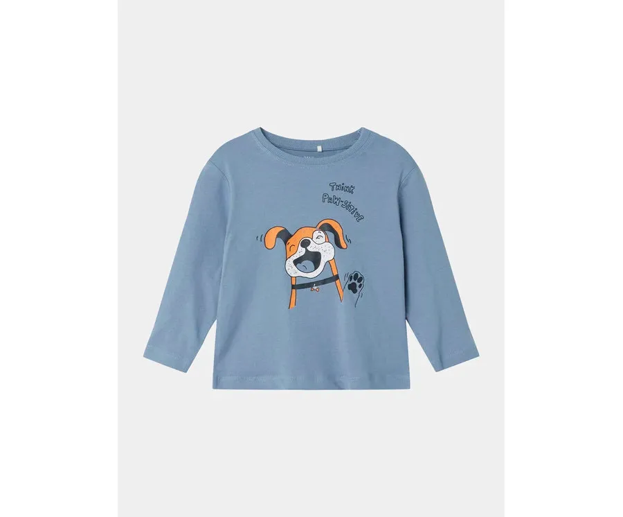 obrazek 1 NAME IT Bluzka Vagno 13224977 Niebieski Regular Fit