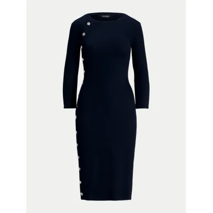 Zdjęcie Lauren Ralph Lauren Sukienka codzienna 250940561001 Granatowy Slim Fit LAUREN RALPH LAUREN