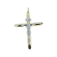 Picture Beautiful cross with Christ, dimensions 37x26mm.