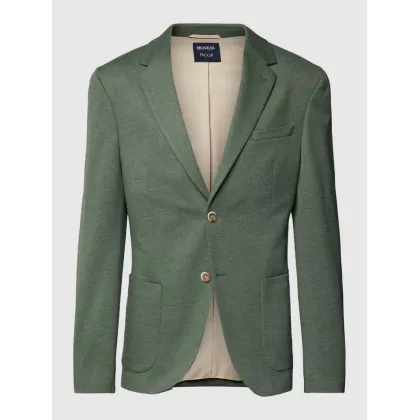 Zdjęcie Marynarka o kroju slim fit z kołnierzem z połami model ‘Max’