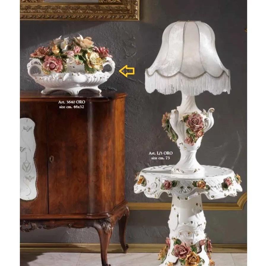 obrazek 1 Włoski wazon z kwiatami z ceramiki - Ceramiche Sonda