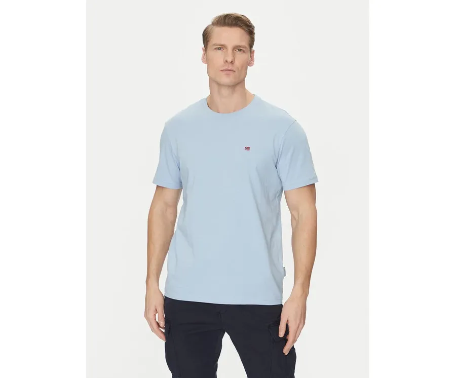 obrazek 1 Napapijri T-Shirt Salis NP0A4H8D Niebieski Regular Fit