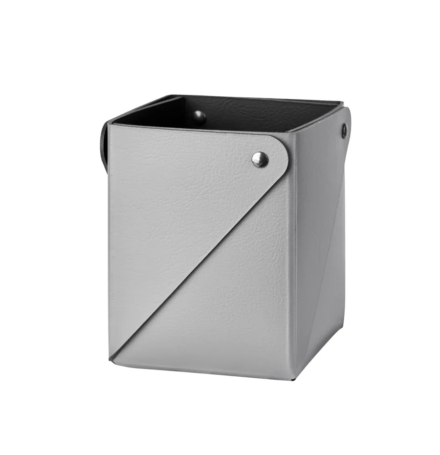 obrazek 1 Wyjątkowe pudełko Miu o wymiarach 7x7xH8 cm w kolorze szarym