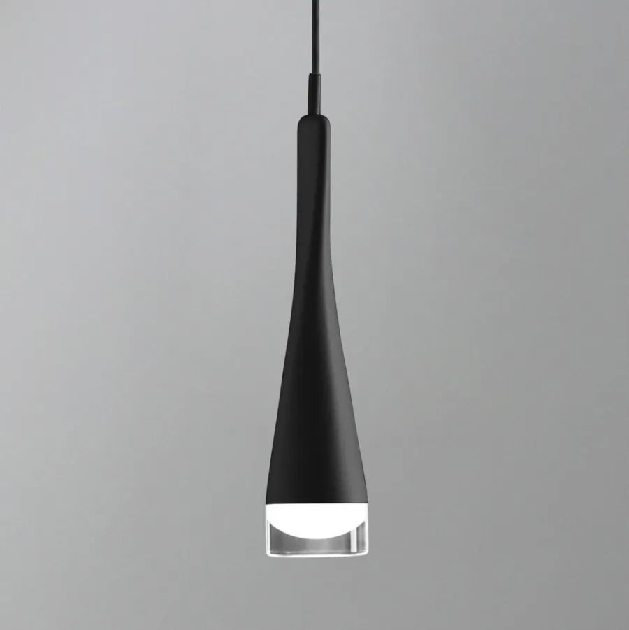 obrazek 3 Charakterystyczna lampa wisząca Twist 5 w czarnym kolorze