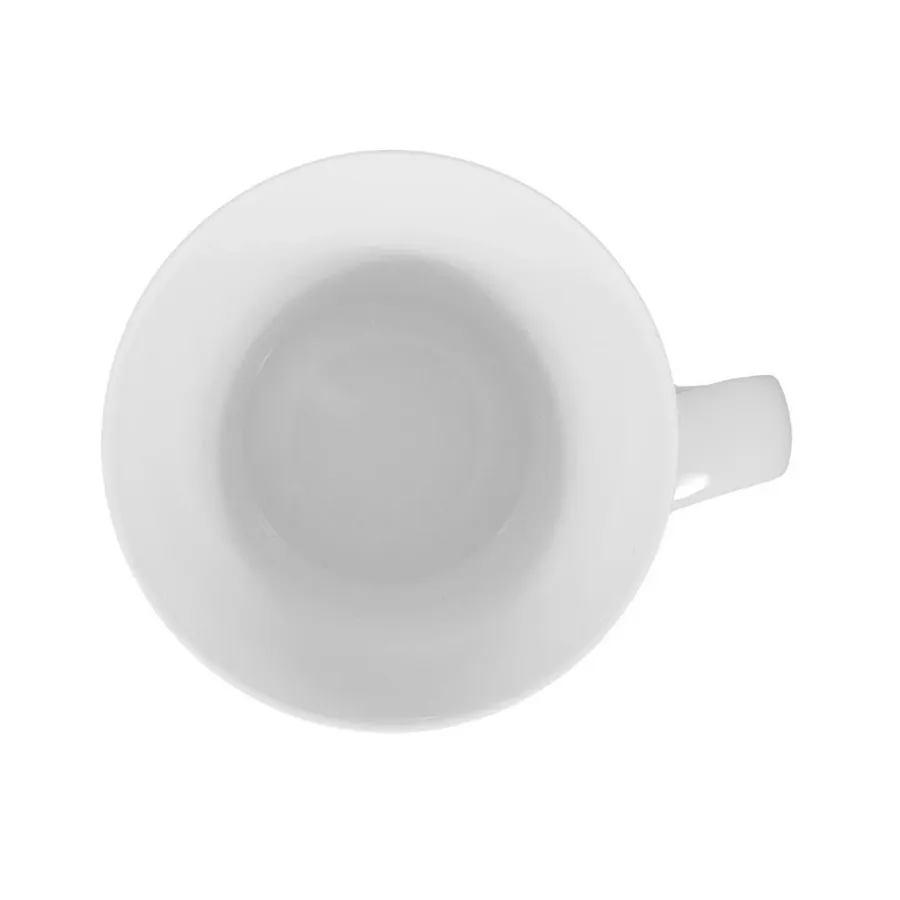 obrazek 3 Biały porcelanowy kubek o nowoczesnym kształcie – Tettau