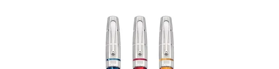 obrazek 3 Niezawodne Pióro Kulkowe Celluloid Miya Argento Montegrappa