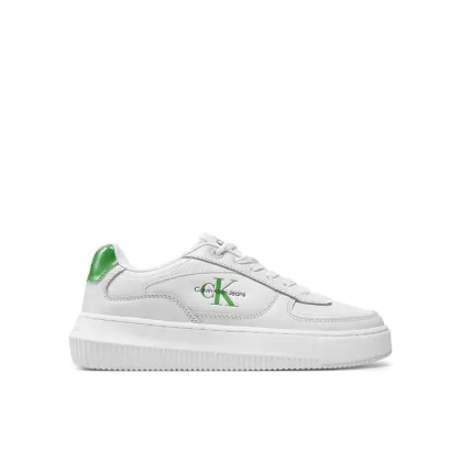 Zdjęcie Calvin Klein Jeans Sneakersy Chunky Cupsole Low Lth Ml Meta YW0YW01410 Biały