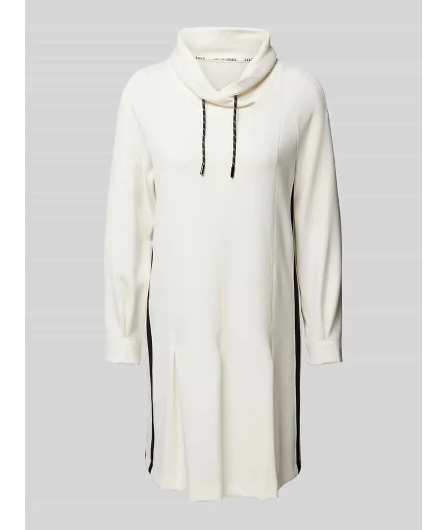 obrazek 1 Sukienka o długości do kolan z szalowym kołnierzem