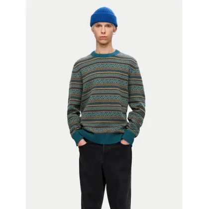 Zdjęcie Selected Homme Sweter 16094646 Niebieski Regular Fit