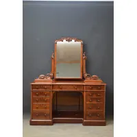 Zdjęcie Toaletka z wiktoriańskiego mahoniu