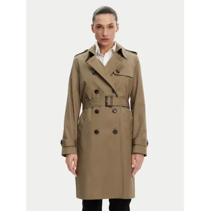 Zdjęcie Tommy Hilfiger Trencz WW0WW42133 Khaki Slim Fit
