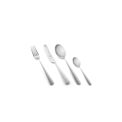 Zdjęcie Designerska włoska łyżka Gourmet z kolekcji Stoccolma ze stali nierdzewnej - komplet 6 szt.