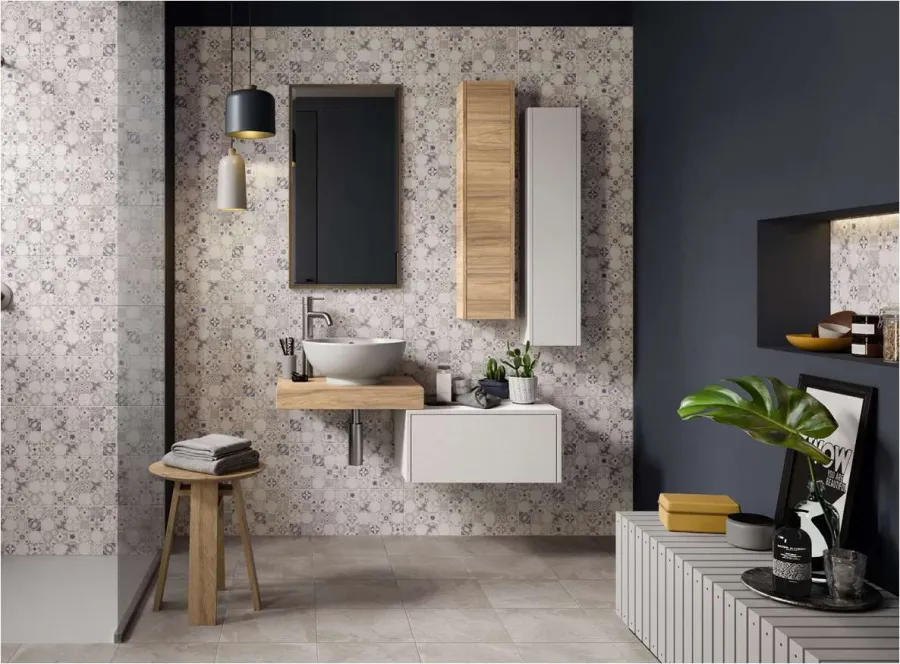 obrazek 1 Wyrafinowany zestaw mebli do łazienki - Proteo Arredo Bagno