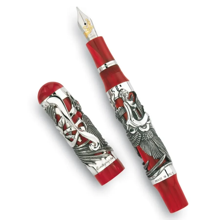 picture 1 Elite Fountain Pen - Eternal Bird silver/celluloid