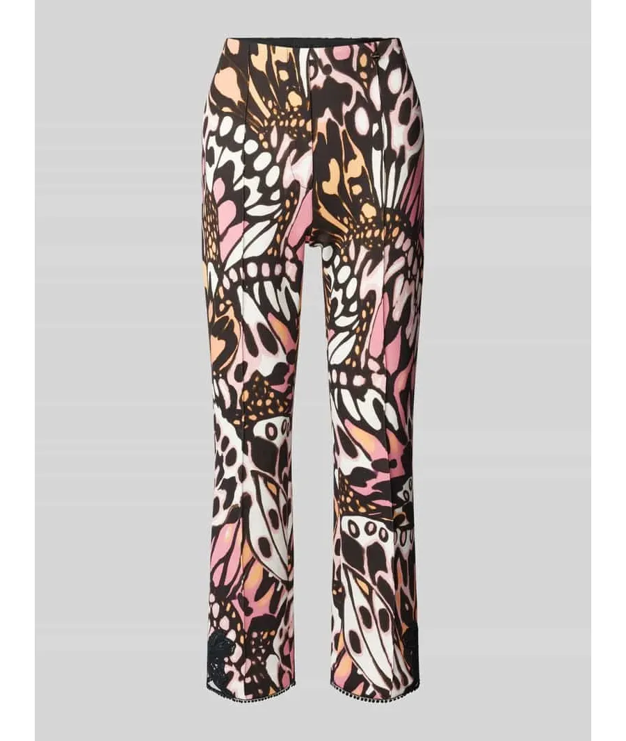 obrazek 1 Spodnie materiałowe o kroju feminine fit z przeszytym kantem