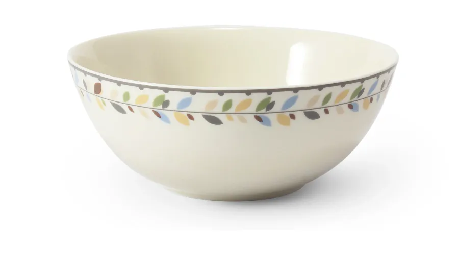 obrazek 1 Piękna czeska miska z porcelany zdobiona wyjątkowym motywem liści z kolekcji NatureLine - Leander