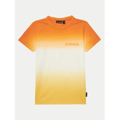 Zdjęcie Napapijri T-Shirt S-Merse NP0A4ILFA701 S Pomarańczowy Regular Fit