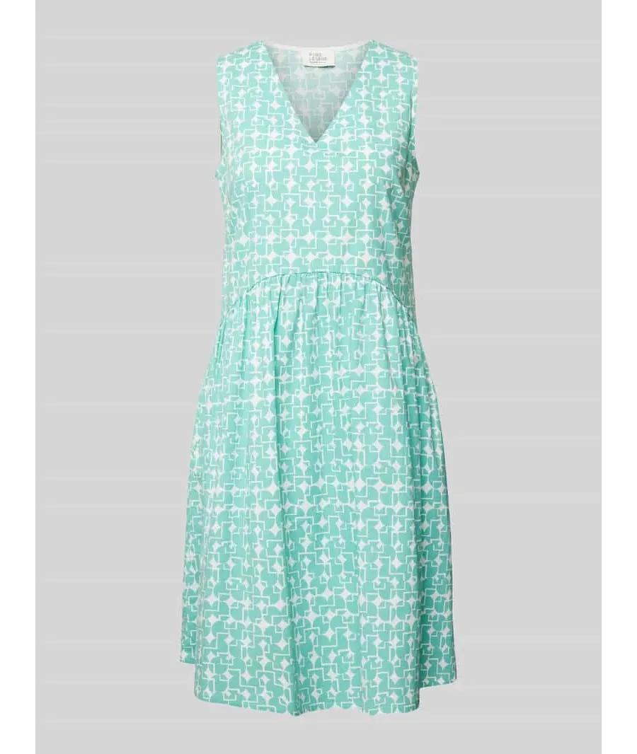 obrazek 1 Sukienka o długości do kolan z graficznym wzorem