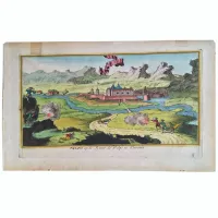 Zdjęcie Widok Valpo lub Walpo w Slavonii z drugiej połowy XVII wieku