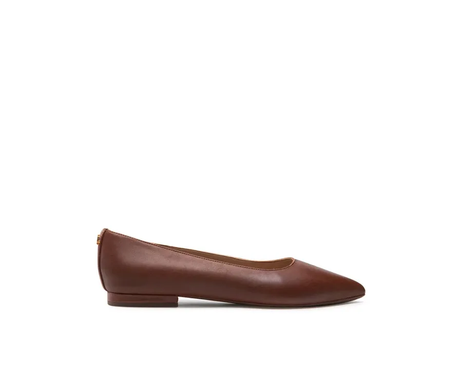 obrazek 1 LAUREN RALPH LAUREN Baleriny Londyn 802862706002 Brązowy