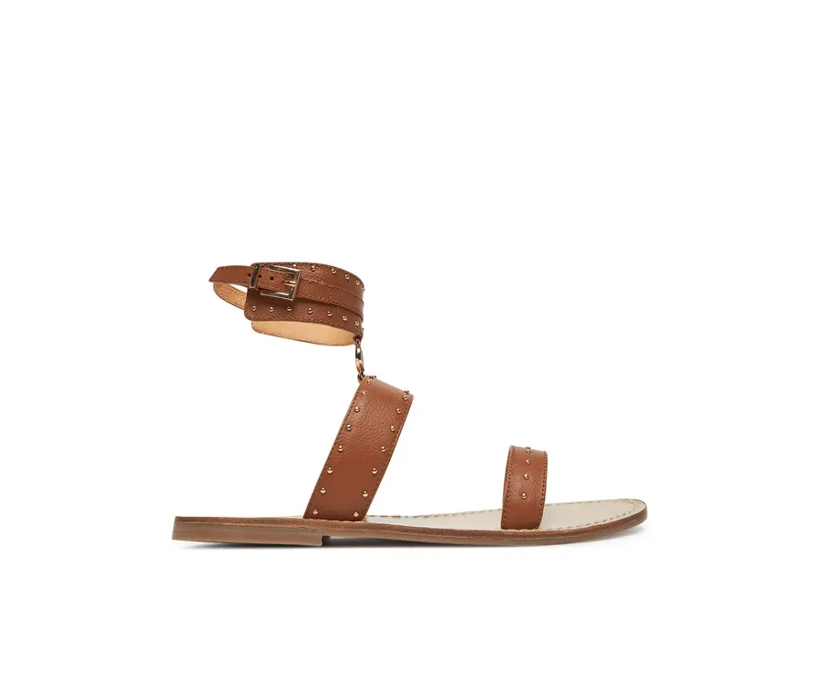 obrazek 1 TWINSET Sandały 251GCJ04C Brązowy