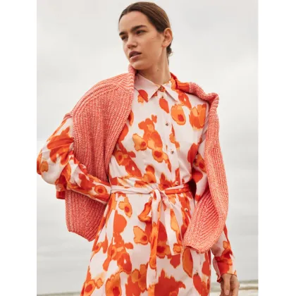 Zdjęcie Selected Femme Sukienka koszulowa 16089013 Pomarańczowy Regular Fit