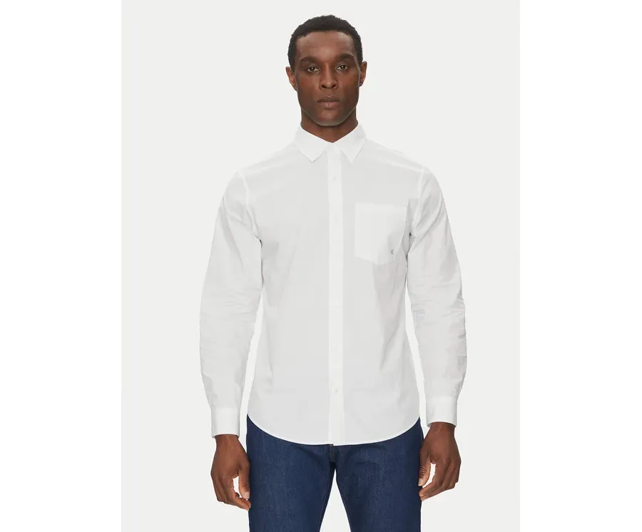 obrazek 1 Calvin Klein Jeans Koszula LV040QM160 Biały Regular Fit