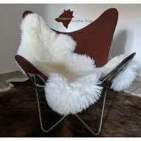 Picture Exclusive white leather carpet for the living room