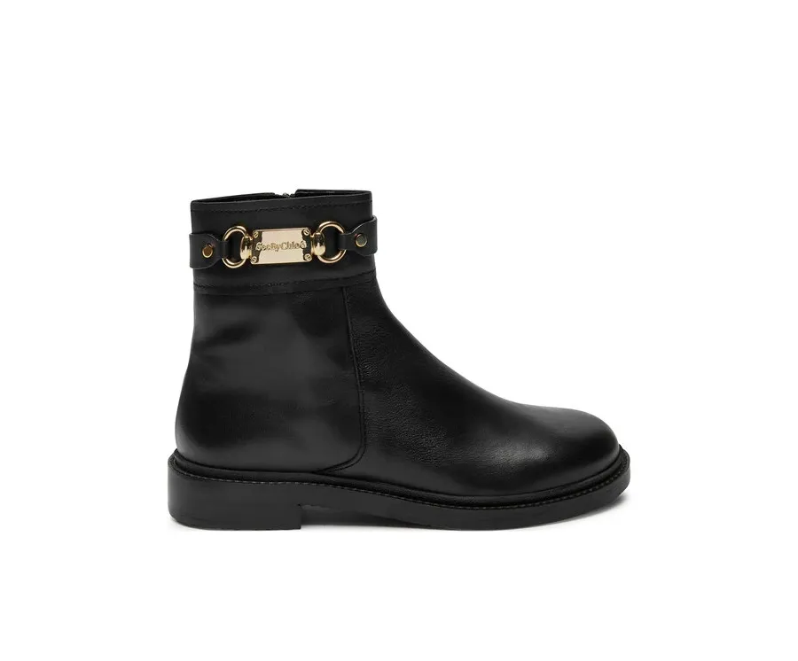 obrazek 1 See By Chloé Botki Signature SB43034A Czarny