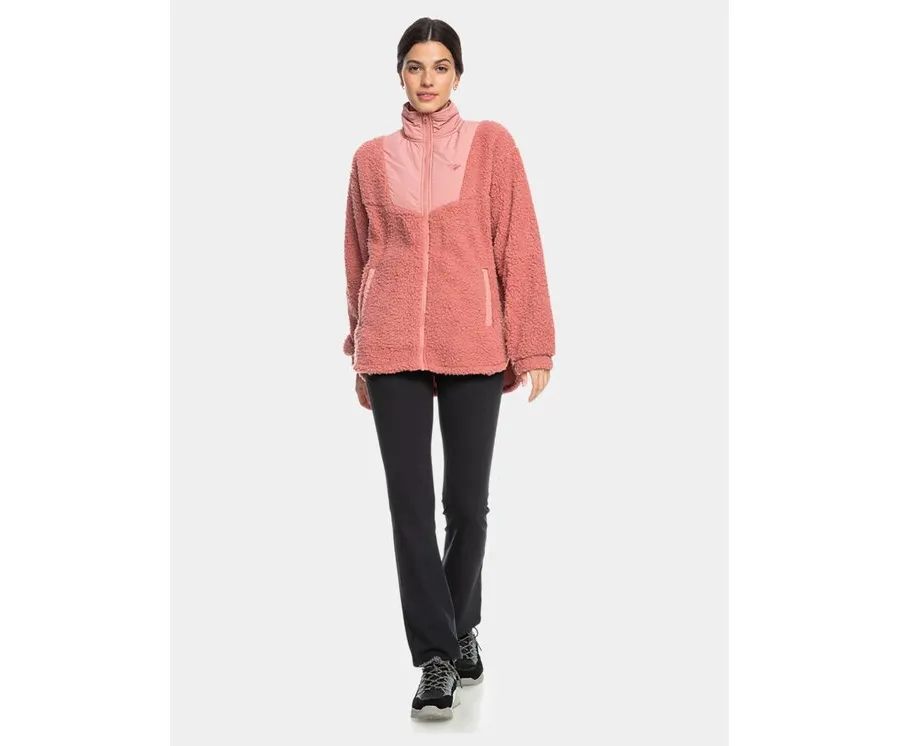 obrazek 1 Roxy Polar Sherpa Jacket Plfl ERJPF03155 Różowy Regular Fit