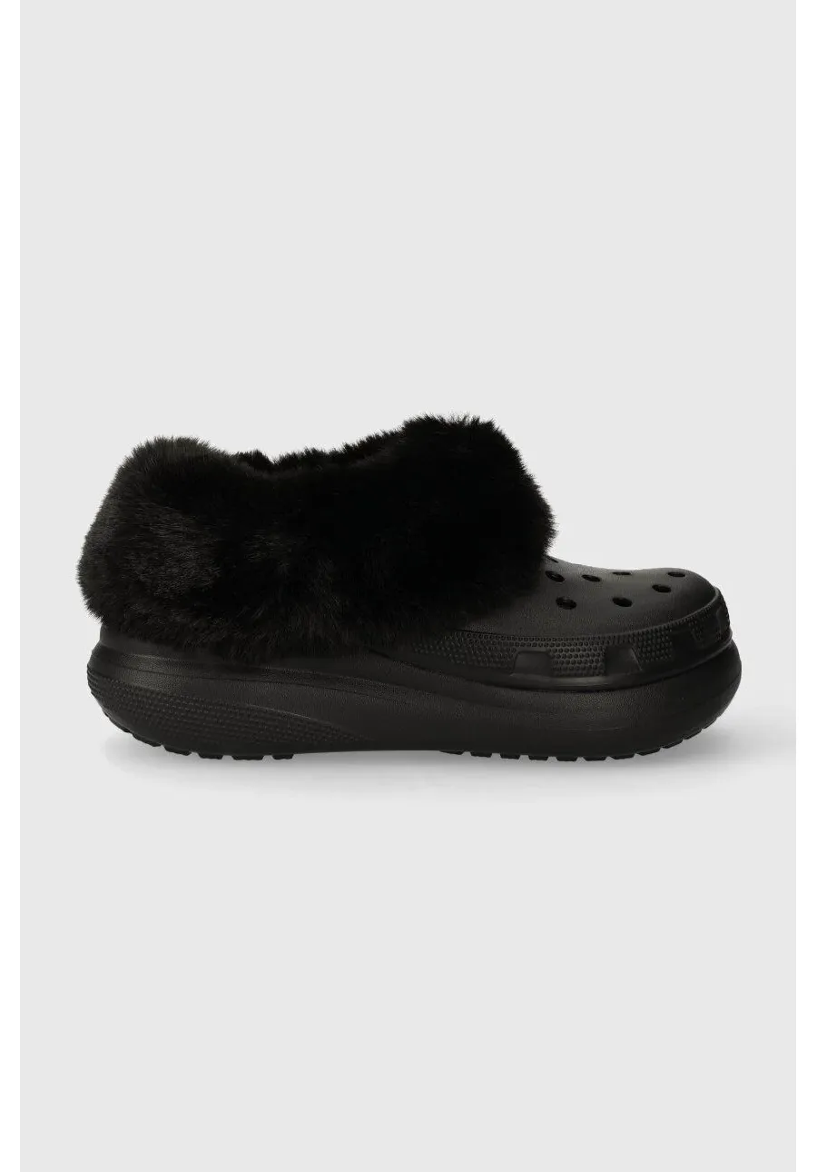 obrazek 1 Crocs klapki Furever Crush damskie kolor czarny 208446