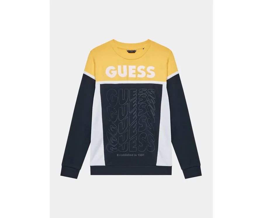 obrazek 1 Guess Bluza N3BQ02 KAX73 Granatowy Regular Fit