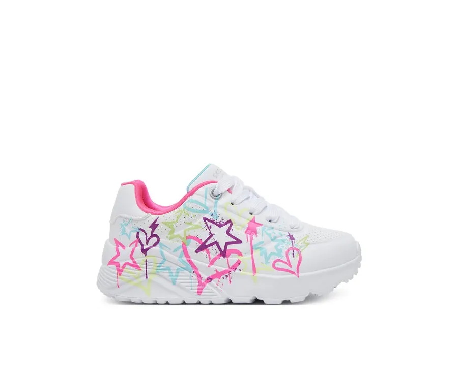 obrazek 1 Skechers Sneakersy Uno Lite - My Drip 310391L/WMN Biały
