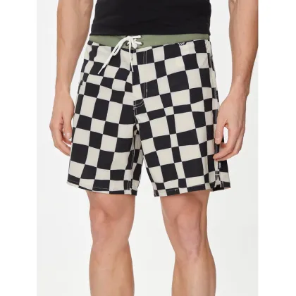 Zdjęcie Vans Szorty kąpielowe Mte The Daily Check Boardshort VN0007XS Écru Regular Fit